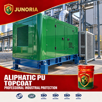 Revêtement liquide de finition en polyuréthane acrylique aliphatique 2K, résistant aux UV, haute brillance, couleurs personnalisables, peinture industrielle pour l'acier