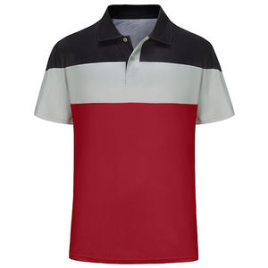 Camisetas de polo Rendimiento Camisa de golf de alta calidad Absorbe la humedad Camiseta atlética informal con cuello Camiseta de manga corta Polo para hombre - Product Image 1