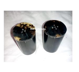 Ensemble de salière et poivrière en céramique vintage, couleur naturelle, passe au lave-vaisselle, décoration d'intérieur pour hôtels, usage religieux - Product Image 5