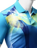 Promotion Chemises de golf pour hommes en coton 100% anti-plis 200 GSM, personnalisables en gros, avec protection anti-UV et respirantes