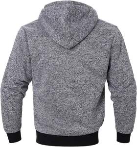 100% Cotton Lined Solid Oversized Streetwear Hoodie - Product Image 3