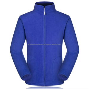 Veste polaire à manches longues au design unique pour hommes, vêtement d'extérieur antibactérien léger et chaud, saison d'hiver, avec logo au dos. - Product Image 3