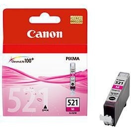 Pour Canon CLI-521M Cartouche d'encre Magenta Originale 9ml 510 pages - Product Image 1