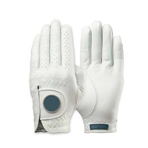 Gants de golf en cuir Cabretta avec logo personnalisé, cuir de haute qualité, qualité supérieure, gants de golf pour homme, main gauche - Product Image 4