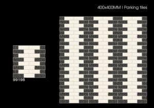 Baldosas de Cerámica para Exteriores con Acabado Mate, 40X40CM 400X400MM 16X16 Pulgadas, para Pisos de Estacionamiento, Jardín y Entradas de Vehículos - Product Image 3