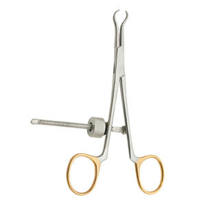 Forceps de réduction osseuse TC de haute qualité avec verrouillage rapide, pointe de 7 mm, 5 1/2 pouces, instrument chirurgical orthopédique manuel en acier inoxydable - Product Image 1
