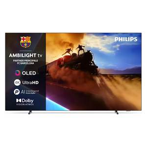 Téléviseur OLED gris AMBILIGHT Titan OS 55 pouces 12e génération 55OLED770 - Product Image 1