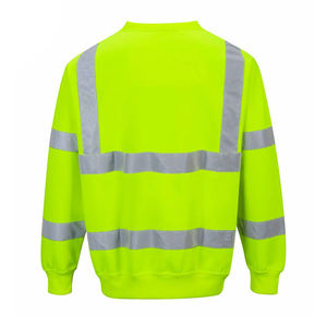 2025 nouveauté pull personnalisé chemises de travail haute visibilité à manches longues sweats haute visibilité vêtements de sécurité réfléchissants - Product Image 6