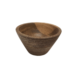 Cuencos para servir, cuenco de fruta de forma redonda de madera esmaltada blanca, acabado Natural para mesa, hogar y hoteles, comida y aperitivos hechos a mano - Product Image 6