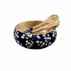 Cuenco de madera chino para servir ensalada o frutas, pegatina multifuncional, cuenco de madera impreso, cuenco de madera para servir frutas y ensalada, cuenco para servir sopa - Product Image 5