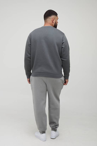 Sweat à capuche d'hiver pour homme tendance, manches classiques, col rond, 100% coton molletonné, respirant, imprimé personnalisé, écologique, noir foncé - Product Image 2