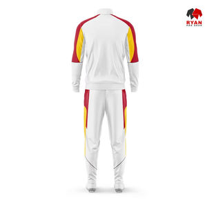 Survêtements pour hommes de haute qualité de conception respirante ensemble de vêtements de sport avec logo imprimé personnalisé avec fermeture éclair sur le devant - Product Image 6