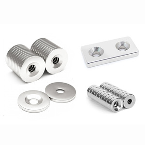 Imanes de neodimio súper fuertes N35 N45 N52 Formas de anillo de bloque de disco para aplicaciones industriales - Product Image 2