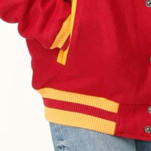 Chaqueta universitaria de béisbol XL para mujer de alta calidad al por mayor con diseño y logotipo personalizados chaquetas universitarias de invierno y otoño - Product Image 6