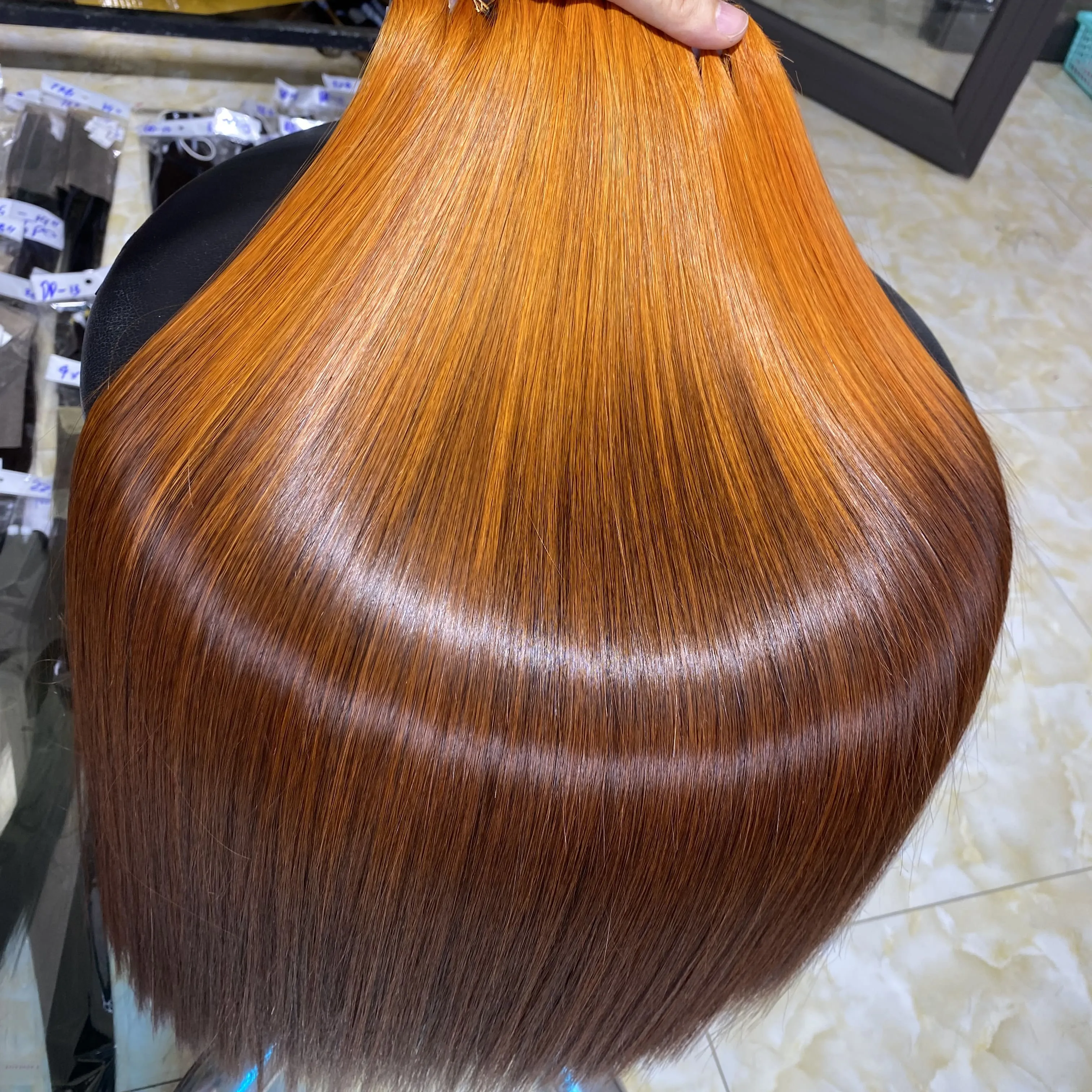 Kostenlose Probe Haar bündel Natural Straight 3 Bündel mit Verschluss Silky Straight Virgin Human Hair Gemischte Längen Natürliche Farbe