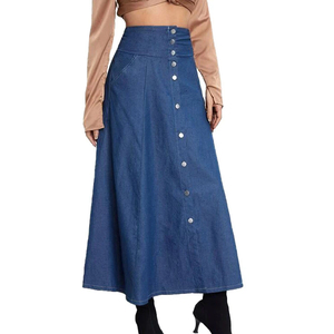 Jupes en jean basiques en gros, grandes tailles, stock disponible, livraison rapide, exportation mondiale, qualité supérieure - Product Image 5