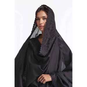 ผ้าคลุมไหล่ปักลาย Georgette รุ่น DP-42005 สำหรับชุดอินเดีย ปากีสถาน ซัลวาร์ คามีซ โจลี เลเฮนกา โจลี สำหรับชุดสไตล์อินเดีย ปากีสถาน - Product Image 6