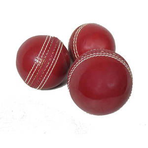 Prix de gros usine, balle de cricket en caoutchouc de haute qualité, 4 pièces, faite à la main, balle de match, logo personnalisé, couleur personnalisée - Product Image 6
