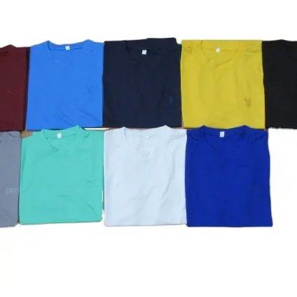 S2BE 2269 MENS H/S R/N VARIOUS BRAND LOGO AT POCKET SIDE TEES