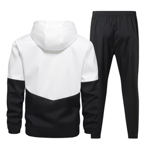 Survêtement à glissière pour hommes 2025 Fashion | Ensemble de vêtements de sport jogger coupe-vent | Combinaison d'entraînement de gymnastique confortable à prix abordable - Product Image 6
