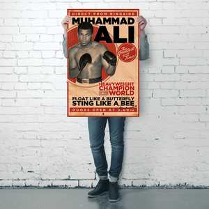 Póster Vintage de Muhammad Ali con Técnicas de Impresión Offset para Gráficos - Product Image 2