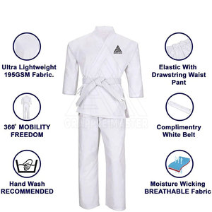 Nuevo Stock de alto grado ligero a todo Color de impresión Karate uniforme Premium algodón ropa deportiva conjunto personalizable opciones OEM - Product Image 5