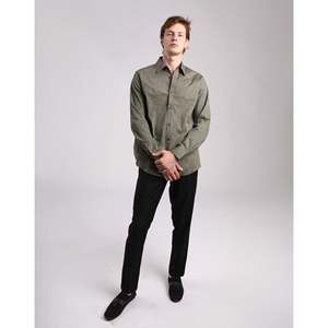 Camicia fantasia da uomo Slim Fit a maniche lunghe - Product Image 4