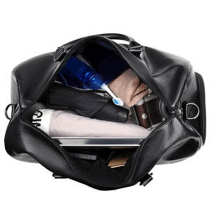 Bolsa de lona grande plegable para gimnasio con cremalleras duraderas y compartimentos transpirables para fitness y entrenamiento - Product Image 5