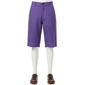 Shorts en lin et coton résistants aux plis, décontractés, amples, légers, pour femmes, à porter au quotidien, pour les vacances en plein air - Product Image 1