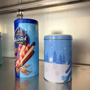 Boîte de conserve OEM ODM fabrication boîte en métal emballage avec couvercle à charnière petite boîte en fer blanc personnalisée en gros - Product Image 1