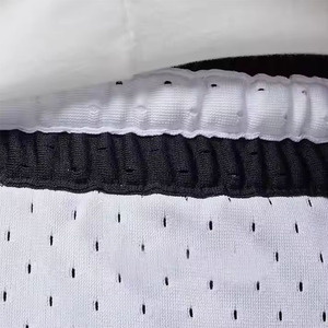 กางเกงขาสั้นลายตาข่ายออกกำลังกายของผู้ชายกางเกงขาสั้นแฟชั่นลายตาข่ายออกกำลังกายพิมพ์ลายได้ตามต้องการสำหรับใส่ไปยิม100% ตาข่ายโพลีเอสเตอร์ - Product Image 5