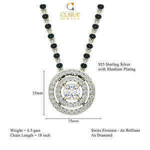 NOVAMART Fine Pure Silver Mangalsutra Cultural Collectible Jewelry Gift for <b>Wives</b> Wholesale Export - Product Image 4