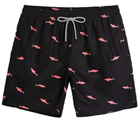 Ventes chaudes, couleur personnalisée, 1 pièce, imprimé uni, teinture unie, 100% polyester, anti-UV, maillots de bain de plage pour hommes