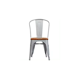 เก้าอี้รับประทานอาหารโลหะเก้าอี้ร้านอาหารดีไซน์อุตสาหกรรมสำหรับร้านอาหารคาเฟ่ร้านกาแฟเฟอร์นิเจอร์รับประทานอาหาร - Product Image 2