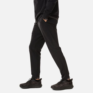 Conjunto Deportivo de Dos Piezas para Hombre, Chaqueta Cortavientos de Nailon Reflectante con Capucha y Media Cremallera, Estampada, Resistente al Viento, Ecológica, Color Sólido - Product Image 5