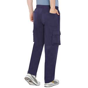 Pantalones de hombre pesados GSM 400 hechos a medida, pantalones de chándal de entrenamiento físico de secado rápido, carga multibolsillos para entrenamientos al aire libre - Product Image 2