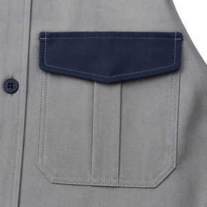 Conjunto de Camisa y Pantalón de Uniforme de Guardia de Seguridad de Manga Larga Gris Marino Personalizado con Cinturón para Personal de Patrulla de Instalaciones, Fabricante Mayorista - Product Image 4