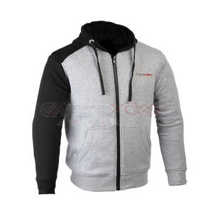 Certifié CE respirant personnalisable vêtements de sport hommes femmes coton polaire à capuche protecteurs amovibles pour la course de moto - Product Image 5