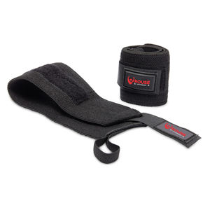 Muñequera de alta resistencia Unisex para gimnasio, levantamiento de pesas, levantamiento de pesas, soporte para Fitness, logotipo personalizado, entrenamiento, seguridad, correa de mano, protección - Product Image 2