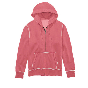 Cremallera nueva llegada bolsillos bordados llano Regular Fit polar 420g invierno Casual transpirable ecológico hombres Sudadera con capucha sudaderas - Product Image 1