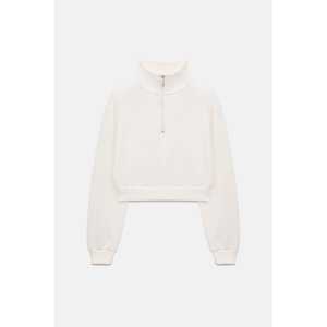 Sudadera con Textura Suave y Detalle de Media Cremallera - Product Image 2