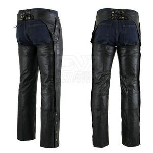 Dernier modèle Nouveau style Chaps de moto en cuir Hot Selling Professional Leather Men's Chaps - Product Image 2