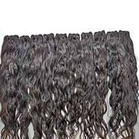 Extensions de cheveux indiens vierges Remy 100 % naturels de qualité supérieure, cuticules alignées, trame simple, grade 10A, doux et lisses