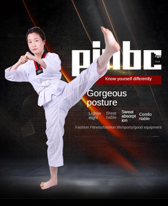 Nouveau Kimono Jiu Jitsu en coton ample Vêtements de Taekwondo pour hommes et femmes Vêtements d'arts martiaux à manches courtes et longues pour le printemps et l'été - Product Image 6