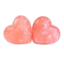 Pierre de sel de massage en forme de coeur rose clair de l'Himalaya pour les soins de la peau - Product Image 5