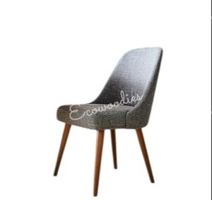 Vente en gros de chaise solide en bois pour restaurant avec coussin accoudoir de designer chaise confortable en bois avec pieds de style élégant - Product Image 6