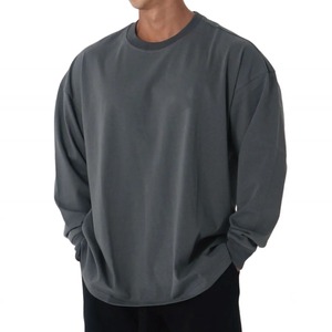 Camiseta informal holgada para hombre, camiseta de manga larga para gimnasio, Otoño, Fitness, camisetas deportivas para correr para hombre, ropa de calle de moda, sudadera - Product Image 1