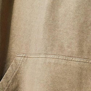 Sweat-shirts pour hommes en molleton français vintage surdimensionné, lourd, délavé au soleil, 450 g/m², blanc, délavé à l'acide, en gros, 2026 - Product Image 3