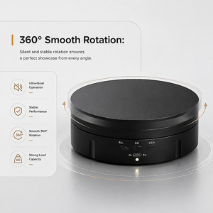 Présentoir Électrique Rotatif à LED, Support de Présentation Motorisé à 360°, Présentoir de Produits USB 5V pour Bijoux et Montres - Product Image 3