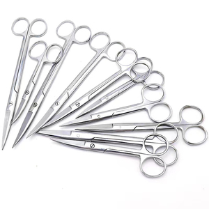 Instrumentos quirúrgicos avanzados Tijeras de operación Instrumento recto afilado Tijeras quirúrgicas de operación Mayo Tijeras rectas 7 "Blunt - Product Image 2